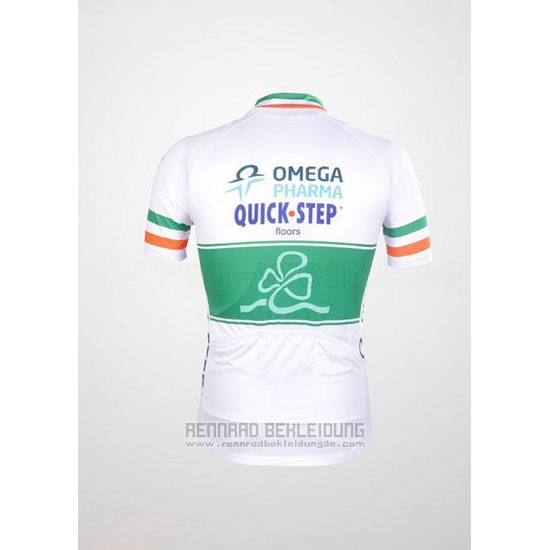 2012 Fahrradbekleidung Omega Pharma Quick Step Champion Irlandese Trikot Kurzarm und Tragerhose